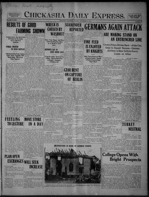 Chickasha Daily Express. (Chickasha, Okla.), Vol. FIFTEEN, No. 219, Ed. 1 Tuesday, September 15, 1914