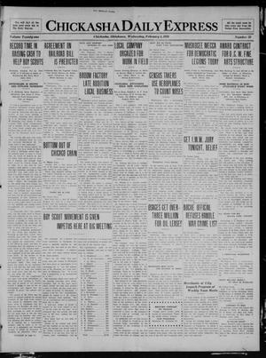 Chickasha Daily Express (Chickasha, Okla.), Vol. 21, No. 30, Ed. 1 Wednesday, February 4, 1920