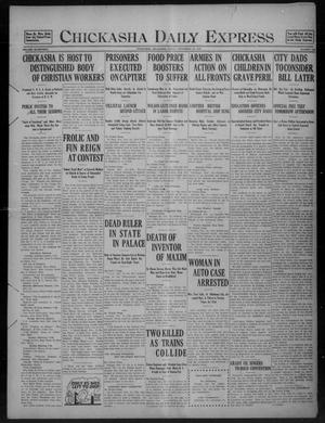 Chickasha Daily Express (Chickasha, Okla.), Vol. 17, No. 280, Ed. 1 Friday, November 24, 1916