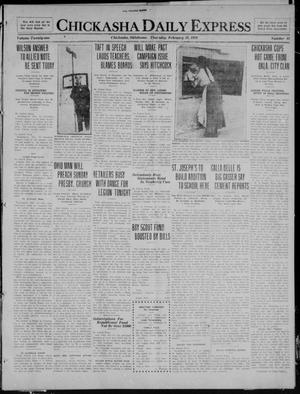 Chickasha Daily Express (Chickasha, Okla.), Vol. 21, No. 43, Ed. 1 Thursday, February 19, 1920