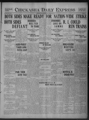 Chickasha Daily Express (Chickasha, Okla.), Vol. 17, No. 204, Ed. 1 Saturday, August 26, 1916
