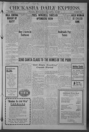 Chickasha Daily Express. (Chickasha, Okla.), Vol. 9, No. 286, Ed. 1 Saturday, December 12, 1908