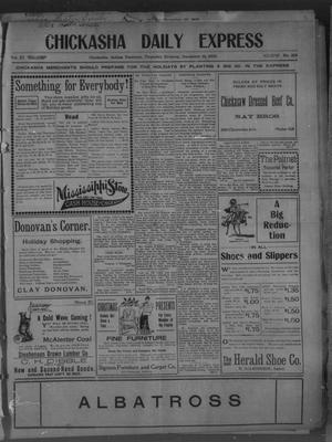 Chickasha Daily Express (Chickasha, Indian Terr.), Vol. 11, No. 313, Ed. 1 Thursday, December 18, 1902