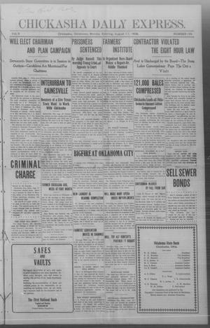 Chickasha Daily Express. (Chickasha, Okla.), Vol. 9, No. 195, Ed. 1 Monday, August 17, 1908