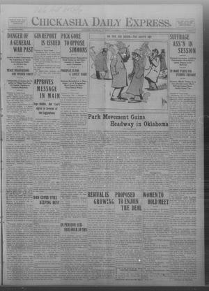 Chickasha Daily Express. (Chickasha, Okla.), Vol. THIRTEEN, No. 271, Ed. 1 Thursday, November 21, 1912