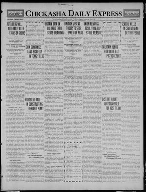 Chickasha Daily Express (Chickasha, Okla.), Vol. 21, No. 18, Ed. 1 Wednesday, January 21, 1920