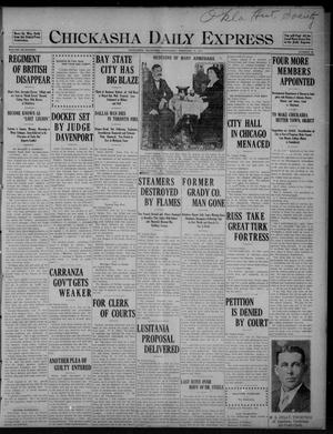 Chickasha Daily Express (Chickasha, Okla.), Vol. SEVENTEEN, No. 40, Ed. 1 Wednesday, February 16, 1916