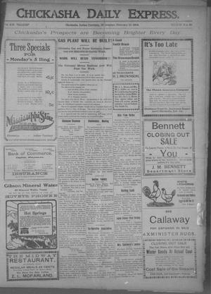Chickasha Daily Express. (Chickasha, Indian Terr.), Vol. 13, No. 33, Ed. 1 Wednesday, February 10, 1904