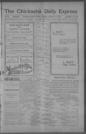 The Chickasha Daily Express. (Chickasha, Indian Terr.), Vol. 10, No. 358, Ed. 1 Monday, February 10, 1902