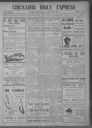 Chickasha Daily Express (Chickasha, Indian Terr.), Vol. 11, No. 112, Ed. 1 Tuesday, May 12, 1903