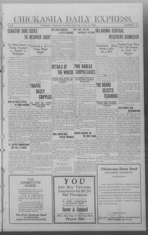 Chickasha Daily Express. (Chickasha, Okla.), Vol. 9, No. 131, Ed. 1 Tuesday, June 2, 1908
