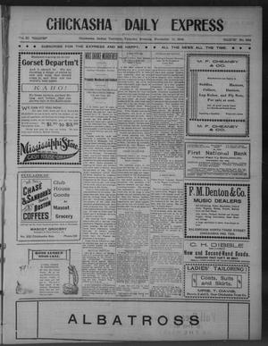 Chickasha Daily Express (Chickasha, Indian Terr.), Vol. 11, No. 282, Ed. 1 Tuesday, November 11, 1902