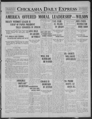 Chickasha Daily Express (Chickasha, Okla.), Vol. 20, No. 163, Ed. 1 Thursday, July 10, 1919
