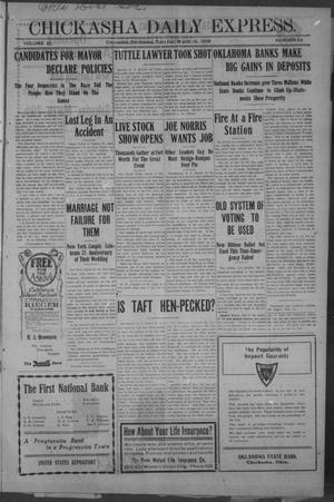 Chickasha Daily Express. (Chickasha, Okla.), Vol. 10, No. 64, Ed. 1 Tuesday, March 16, 1909