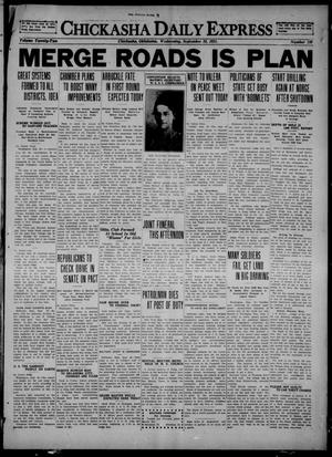 Chickasha Daily Express (Chickasha, Okla.), Vol. 22, No. 139, Ed. 1 Wednesday, September 28, 1921