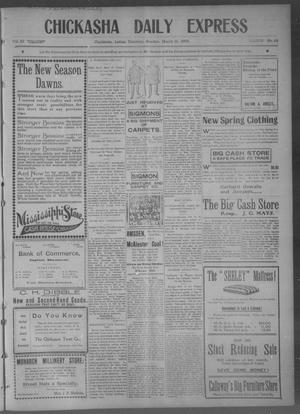 Chickasha Daily Express (Chickasha, Indian Terr.), Vol. 11, No. 63, Ed. 1 Monday, March 16, 1903