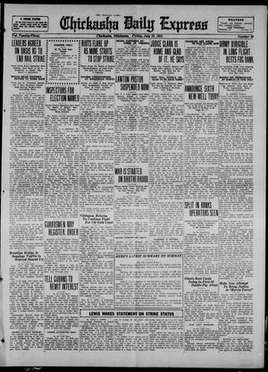 Chickasha Daily Express (Chickasha, Okla.), Vol. 23, No. 88, Ed. 1 Friday, July 28, 1922