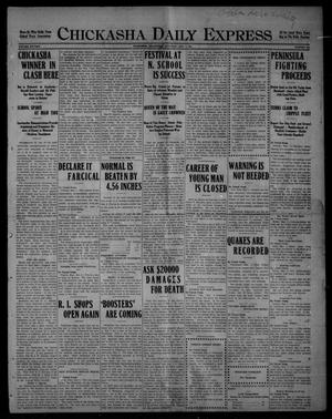 Chickasha Daily Express (Chickasha, Okla.), Vol. SIXTEEN, No. 104, Ed. 1 Saturday, May 1, 1915