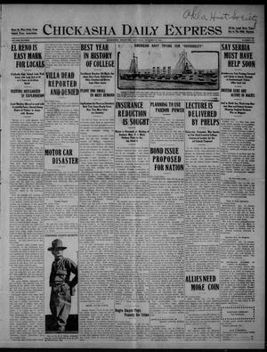 Chickasha Daily Express (Chickasha, Okla.), Vol. SIXTEEN, No. 276, Ed. 1 Saturday, October 16, 1915