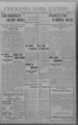 Chickasha Daily Express. (Chickasha, Okla.), Vol. 9, No. 54, Ed. 1 Wednesday, March 4, 1908