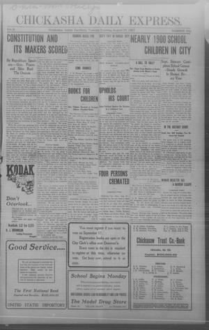 Chickasha Daily Express. (Chickasha, Indian Terr.), Vol. 8, No. 200, Ed. 1 Tuesday, August 27, 1907