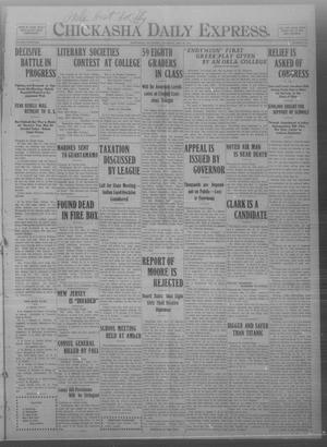 Chickasha Daily Express. (Chickasha, Okla.), Vol. THIRTEEN, No. 124, Ed. 1 Thursday, May 23, 1912