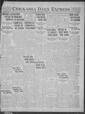 Chickasha Daily Express (Chickasha, Okla.), Vol. 19, No. 202, Ed. 1 Tuesday, August 27, 1918