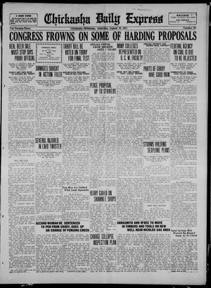 Chickasha Daily Express (Chickasha, Okla.), Vol. 23, No. 107, Ed. 1 Saturday, August 19, 1922