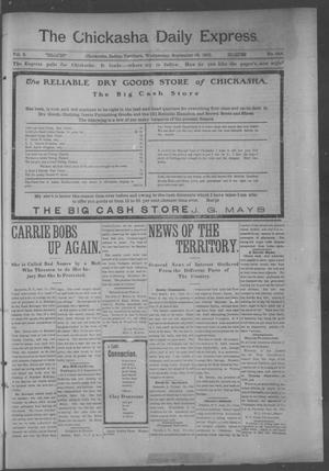 The Chickasha Daily Express. (Chickasha, Indian Terr.), Vol. 2, No. 244, Ed. 1 Wednesday, September 18, 1901