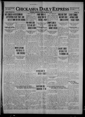 Chickasha Daily Express (Chickasha, Okla.), Vol. 22, No. 52, Ed. 1 Wednesday, March 2, 1921