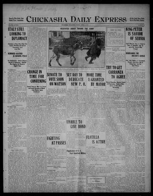 Chickasha Daily Express (Chickasha, Okla.), Vol. SIXTEEN, No. 79, Ed. 1 Friday, April 2, 1915