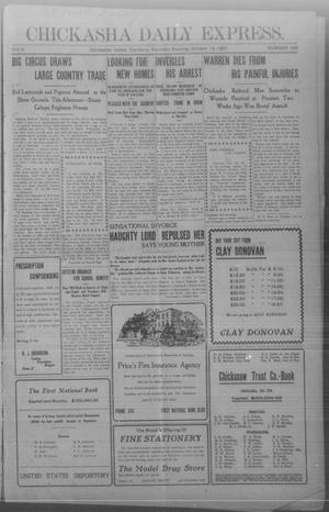Chickasha Daily Express. (Chickasha, Indian Terr.), Vol. 8, No. 245, Ed. 1 Saturday, October 19, 1907