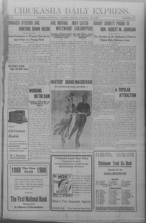 Chickasha Daily Express. (Chickasha, Okla.), Vol. 8, No. 301, Ed. 1 Thursday, December 26, 1907