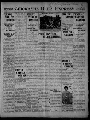 Chickasha Daily Express (Chickasha, Okla.), Vol. SIXTEEN, No. 217, Ed. 1 Saturday, August 7, 1915