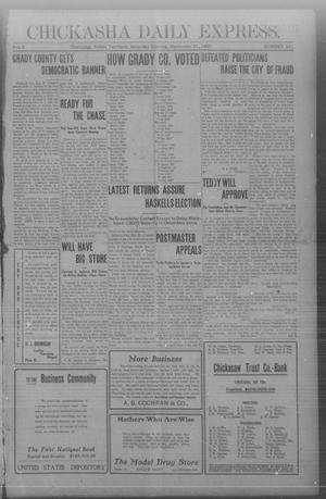 Chickasha Daily Express. (Chickasha, Indian Terr.), Vol. 8, No. 221, Ed. 1 Saturday, September 21, 1907