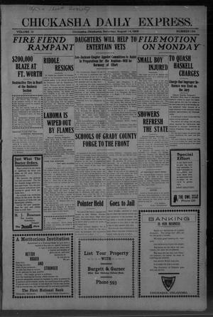 Chickasha Daily Express. (Chickasha, Okla.), Vol. 10, No. 194, Ed. 1 Saturday, August 14, 1909