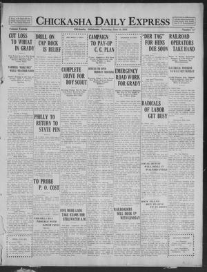 Chickasha Daily Express (Chickasha, Okla.), Vol. 20, No. 142, Ed. 1 Saturday, June 14, 1919