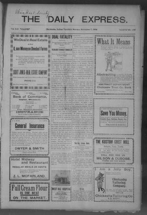 The Daily Express. (Chickasha, Indian Terr.), Vol. 13, No. 169, Ed. 1 Monday, November 7, 1904