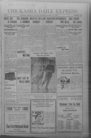 Chickasha Daily Express. (Chickasha, Okla.), Vol. 8, No. 296, Ed. 1 Thursday, December 19, 1907