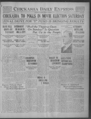 Chickasha Daily Express (Chickasha, Okla.), Vol. 18, No. 270, Ed. 1 Wednesday, November 14, 1917