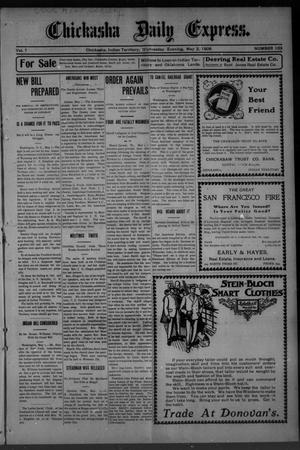 Chickasha Daily Express. (Chickasha, Indian Terr.), Vol. 7, No. 103, Ed. 1 Wednesday, May 2, 1906