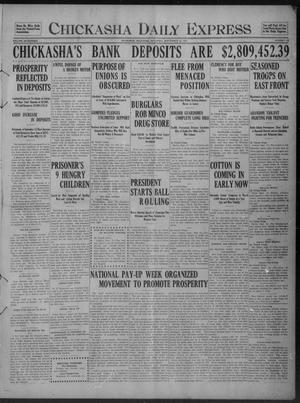 Chickasha Daily Express (Chickasha, Okla.), Vol. 17, No. 227, Ed. 1 Saturday, September 23, 1916
