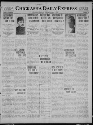 Chickasha Daily Express (Chickasha, Okla.), Vol. 21, No. 34, Ed. 1 Monday, February 9, 1920