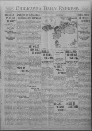 Chickasha Daily Express. (Chickasha, Okla.), Vol. FOURTEEN, No. 169, Ed. 1 Wednesday, July 16, 1913
