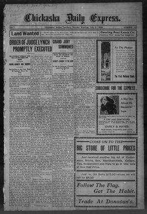 Chickasha Daily Express. (Chickasha, Indian Terr.), Vol. 7, No. 155, Ed. 1 Monday, July 2, 1906