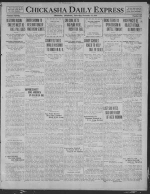 Chickasha Daily Express (Chickasha, Okla.), Vol. 20, No. 295, Ed. 1 Saturday, December 13, 1919