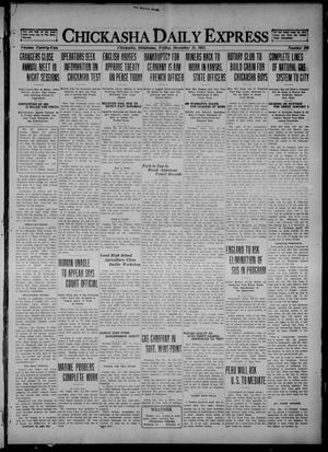 Chickasha Daily Express (Chickasha, Okla.), Vol. 22, No. 206, Ed. 1 Friday, December 16, 1921