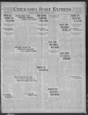 Chickasha Daily Express (Chickasha, Okla.), Vol. 19, No. 300, Ed. 1 Saturday, December 21, 1918