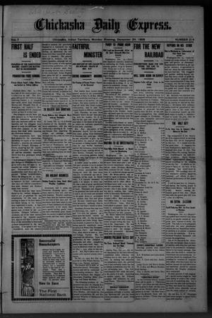 Chickasha Daily Express. (Chickasha, Indian Terr.), Vol. 7, No. 314, Ed. 1 Monday, December 24, 1906