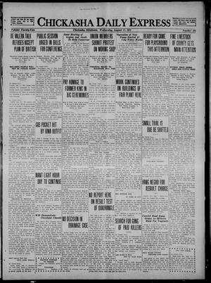 Chickasha Daily Express (Chickasha, Okla.), Vol. 22, No. 204, Ed. 1 Wednesday, August 17, 1921